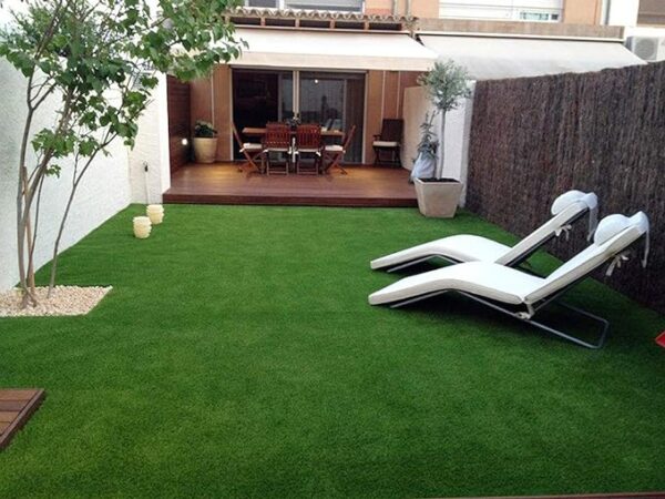 Rare Bird Natural Look 45MM Polyester Blend High Density Artificial Grass Carpet for Terrace, Roof, Garden with 4 Layers Protection(Grass-45MM-3X20FT) - Image 9